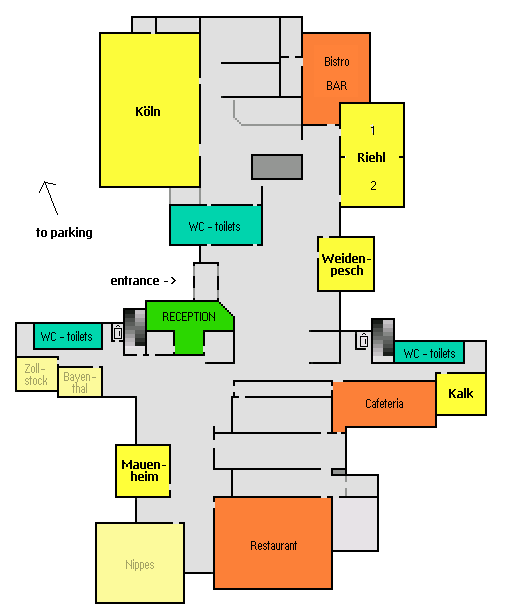 Youth Hostel ground floor plan